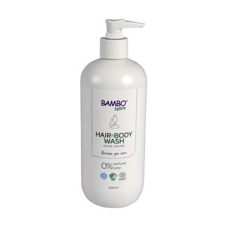 Baby Shampoo, Bambo Nature, 500 ml, fragrance-free, colorant-free