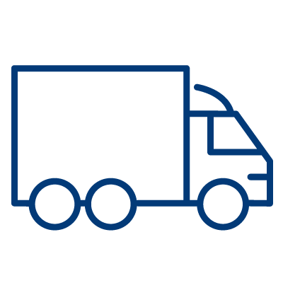 Icon indicating ABENA's logistics and distribution