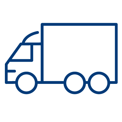 Icon indicating ABENA's logistics and distribution