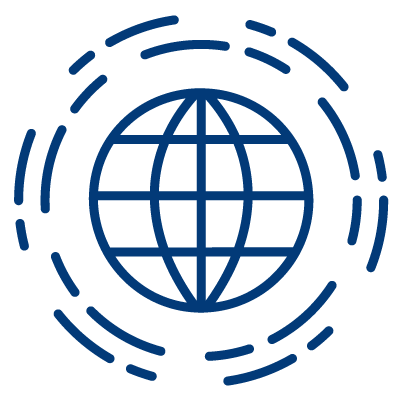 Icon indicating ABENA's global sourcing network