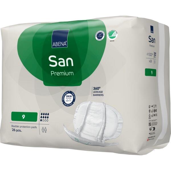 ABENA San 9, Shaped Incontinence Pads