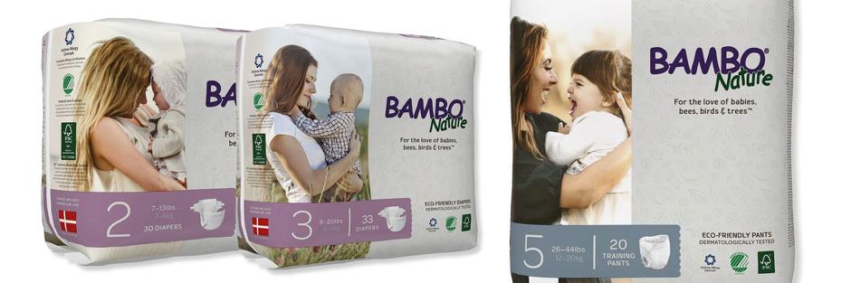 Disposable Baby Diapers | Bambo Nature