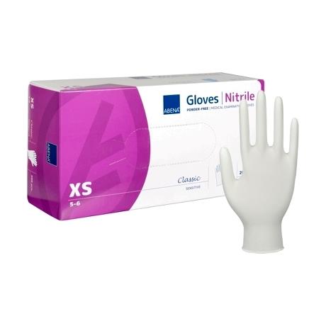 Nitrile, Powderfree Examination Glove XS, White